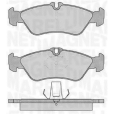 363916060505 MAGNETI MARELLI Комплект тормозных колодок, дисковый тормоз