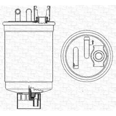 213908543000 MAGNETI MARELLI Топливный фильтр