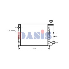 060360N AKS DASIS Радиатор, охлаждение двигателя