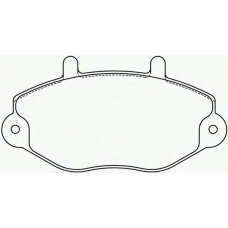 CVP063 DON Комплект тормозных колодок, дисковый тормоз
