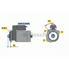 0 001 261 006 BOSCH Стартер