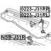 0223-J31RR FEBEST Тяга / стойка, стабилизатор