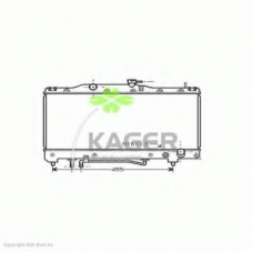 31-1106 KAGER Радиатор, охлаждение двигателя