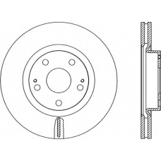 BDA2318.20 OPEN PARTS Тормозной диск