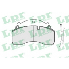 05P1501A LPR Комплект тормозных колодок, дисковый тормоз