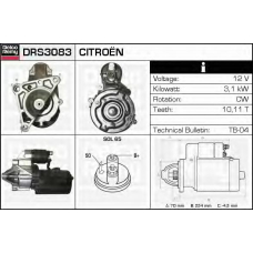 DRS3083 DELCO REMY Стартер