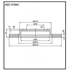 ADC 0184V Allied Nippon Гидравлические цилиндры