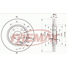 BD-2112 FREMAX Тормозной диск