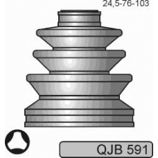 QJB591 QUINTON HAZELL Комплект пылника, приводной вал