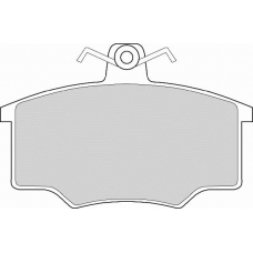 FD267N NECTO Комплект тормозных колодок, дисковый тормоз