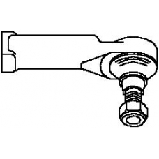 FO-126 METZGER Наконечник поперечной рулевой тяги