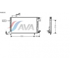 VWA5142 AVA Конденсатор, кондиционер