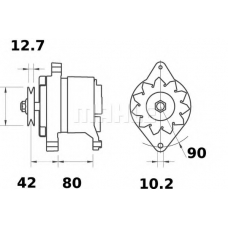 MG 455 MAHLE Генератор