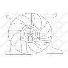 29-99305-SX STELLOX Вентилятор, охлаждение двигателя