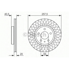 0 986 479 647 BOSCH Тормозной диск