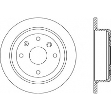 BDR2025.10 OPEN PARTS Тормозной диск