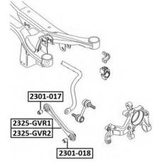 2301-017 ASVA Подвеска, рычаг независимой подвески колеса