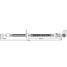 5427 REMKAFLEX Тормозной шланг