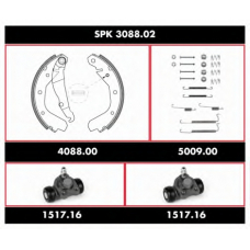 SPK 3088.02 ROADHOUSE Комплект тормозов, барабанный тормозной механизм