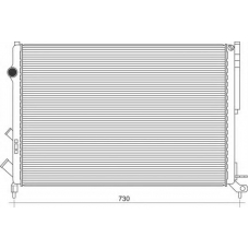 350213112800 MAGNETI MARELLI Радиатор, охлаждение двигателя