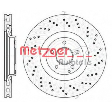 61124.10 METZGER Тормозной диск