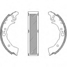 Z4160.01 WOKING Комплект тормозных колодок