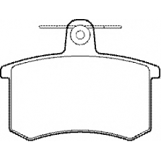 BP318 QH Benelux Комплект тормозных колодок, дисковый тормоз