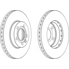 DDF846C-1 FERODO Тормозной диск