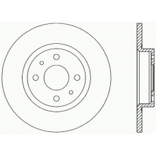 BDA1145.10 OPEN PARTS Тормозной диск