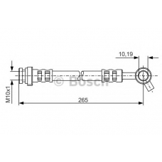 1 987 481 291 BOSCH Тормозной шланг