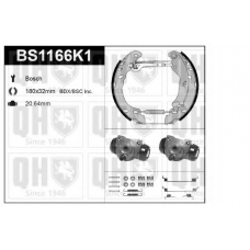 BS1166K1 QUINTON HAZELL Комплект тормозов, барабанный тормозной механизм