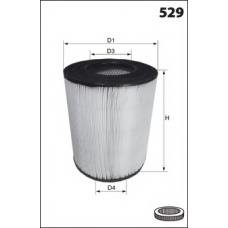 LFAF484 LUCAS FILTERS Воздушный фильтр