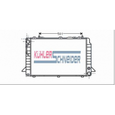 5014001 KUHLER SCHNEIDER Радиатор, охлаждение двигател