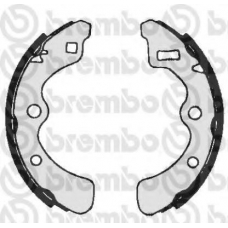 S 28 501 BREMBO Комплект тормозных колодок