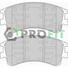 5000-1619 PROFIT Комплект тормозных колодок, дисковый тормоз