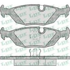 05P238 LPR Комплект тормозных колодок, дисковый тормоз