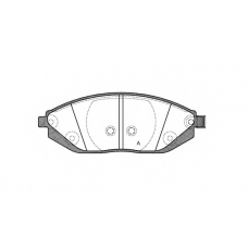 BPA1472.02 OPEN PARTS Комплект тормозных колодок, дисковый тормоз