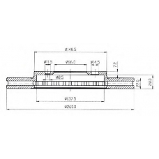 BDC3480 QUINTON HAZELL Тормозной диск