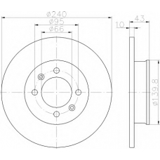 8DD 355 113-361 HELLA Тормозной диск