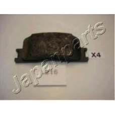 PP-216AF JAPANPARTS Комплект тормозных колодок, дисковый тормоз