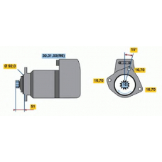 0 001 416 029 BOSCH Стартер