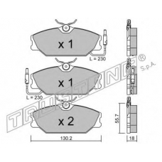 144.1 TRUSTING Комплект тормозных колодок, дисковый тормоз