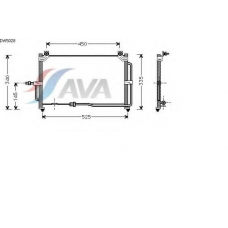 DW5028 AVA Конденсатор, кондиционер