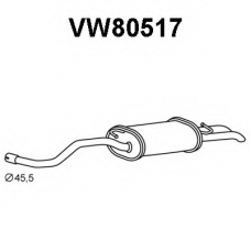 VW80517 VENEPORTE Глушитель выхлопных газов конечный