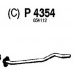 P4354 FENNO Труба выхлопного газа