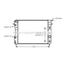 OL2202 Prasco Радиатор, охлаждение двигателя