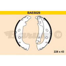 BAE5029 BARUM Комплект тормозных колодок