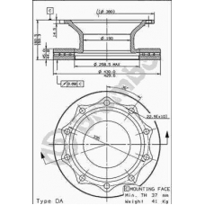 09.8368.10 BREMBO Тормозной диск