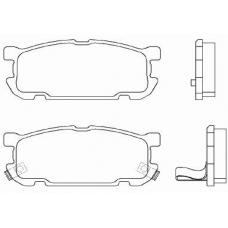 P 49 030 BREMBO Комплект тормозных колодок, дисковый тормоз