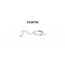 FD30730 VENEPORTE Глушитель выхлопных газов конечный